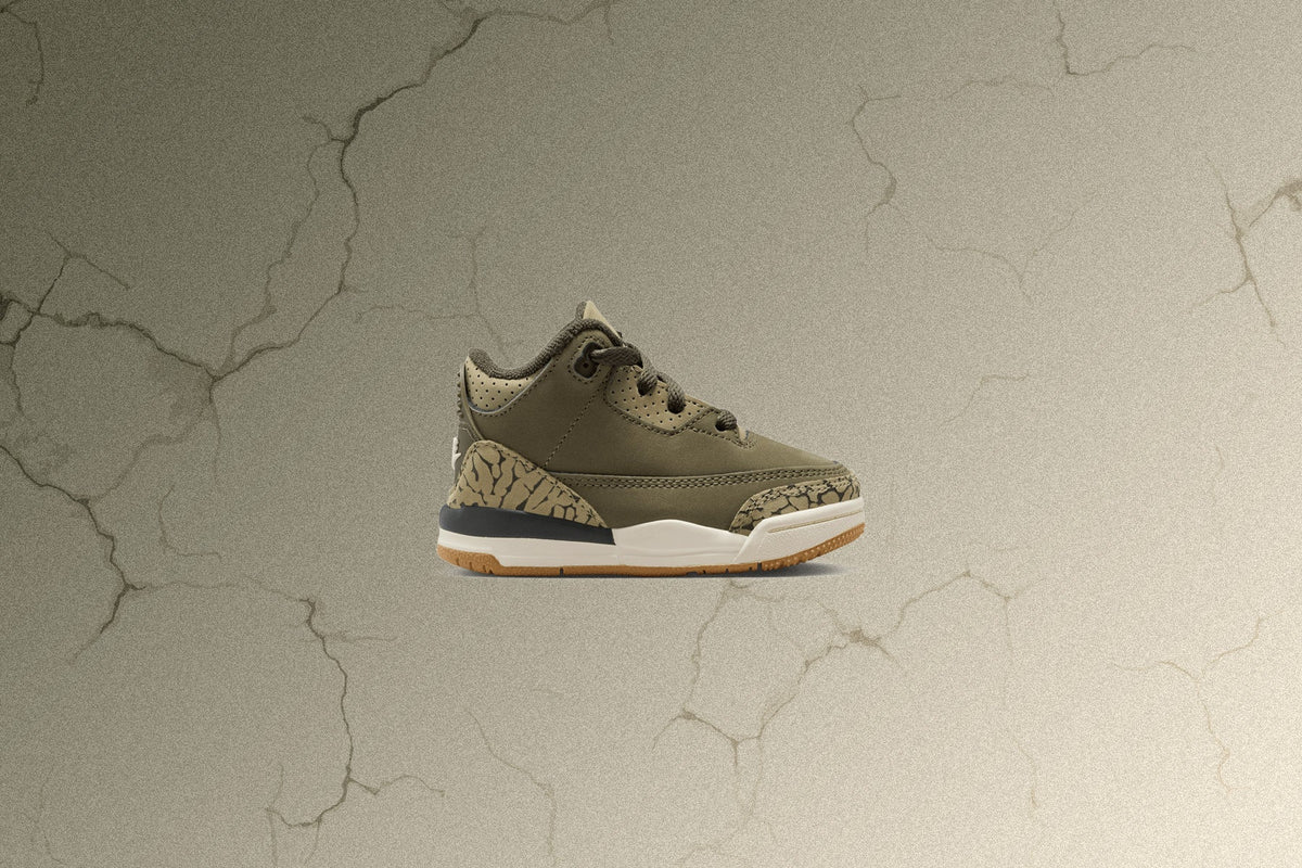Air Jordan 3 Retro 'Family Affair' (TD) - Medium Olive/Neutral Olive/Sequoia
