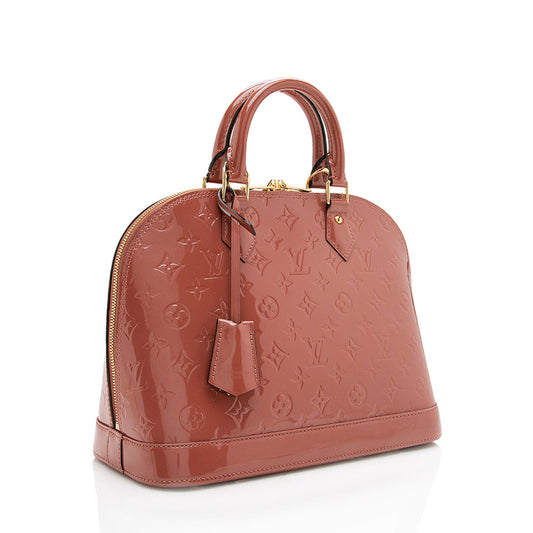 Louis Vuitton Monogram Vernis Alma PM Satchel (SHF-18202)