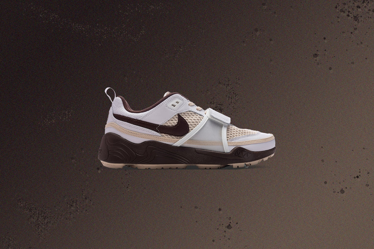 Nike x Travis Scott Zoom Field Jaxx - White/Light Chocolate/White