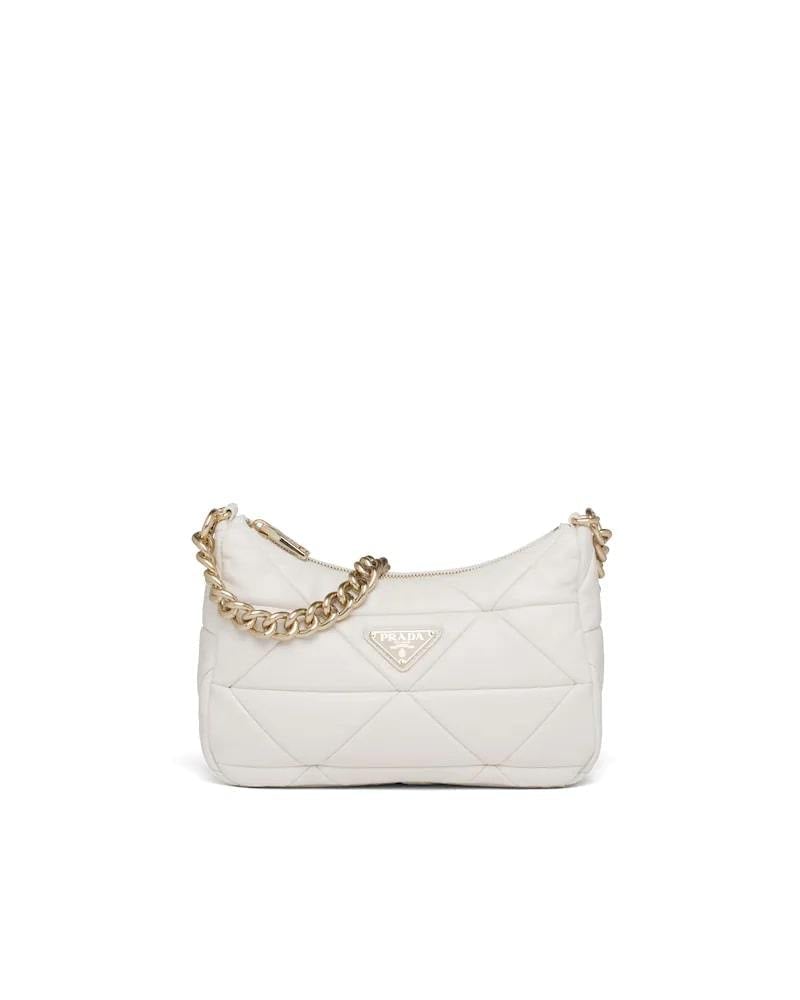 Prada System Nappa Leather Patchwork Shoulder Bag
