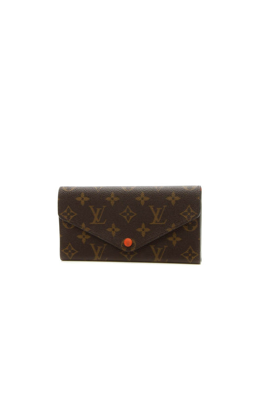 Josephine Wallet - Monogram/Orange
