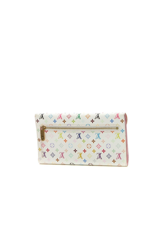 Eugenie Wallet - White Multicolore Monogram