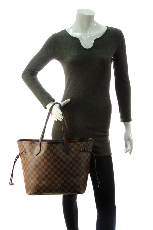 Neverfull MM Tote Bag - Damier Ebene