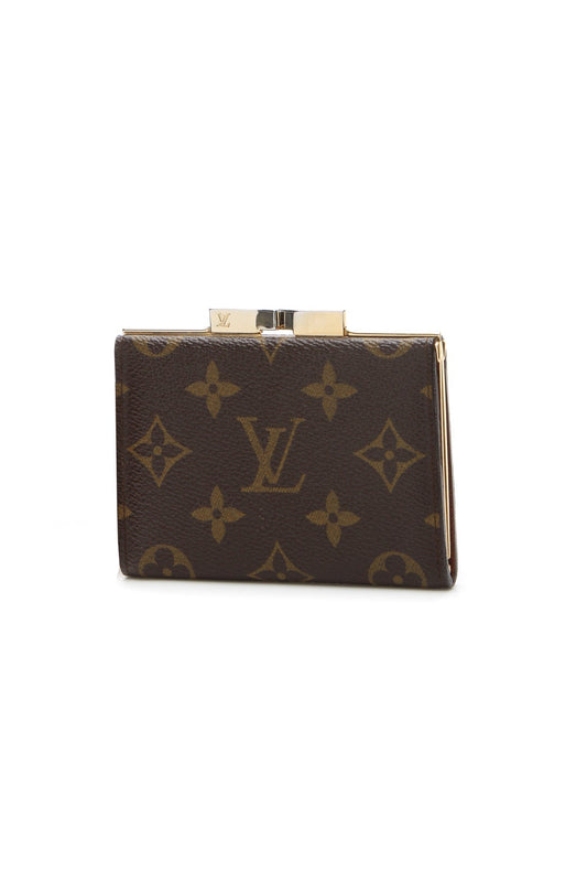 Vintage Kiss Lock Coin Purse - Monogram