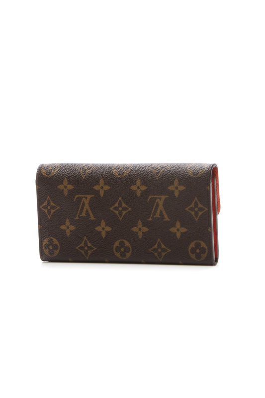 Emilie Wallet - Monogram/Piment