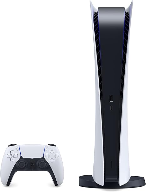 Sony PlayStation 5 PS5 Disc Version Gaming Console, 4K Blu-ray Player, 16GB GDDR6 Memory, Ultra-High Speed 825GB SSD, WiFi 6, Bluetooth 5.1, 120Hz 8K Output