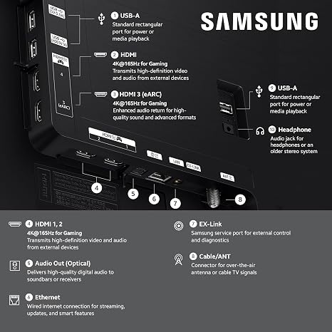 Samsung 55-Inch Class S90H Series, OLED, 4K, Smart TV, 2026 Model