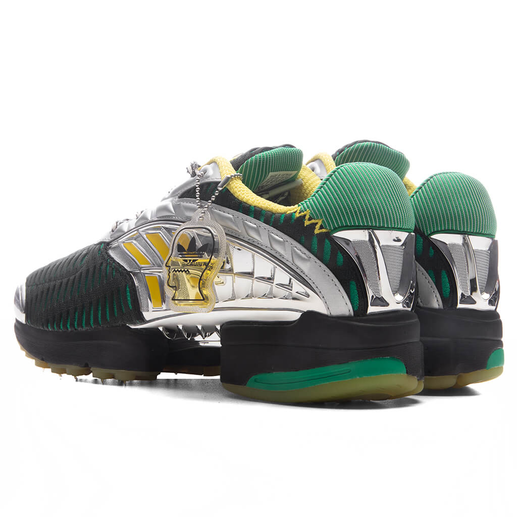 Adidas x Brain Dead Climacool 2 - Core Black/Impact Yellow/Silver Metallic