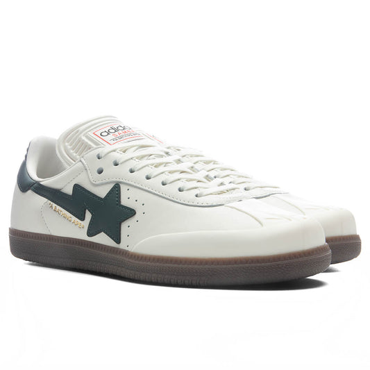 Adidas x BAPE Samba - Off White/Shadow Green/Gum