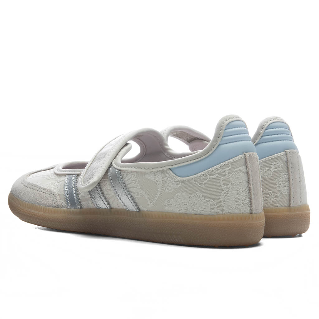 Adidas x Liberty London Women's Samba Jane - Chalk Pearl/Silver Metallic/Chalk White