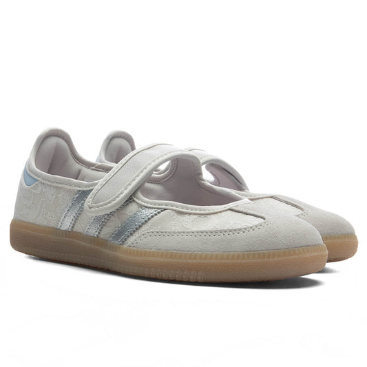 Adidas x Liberty London Women's Samba Jane - Chalk Pearl/Silver Metallic/Chalk White