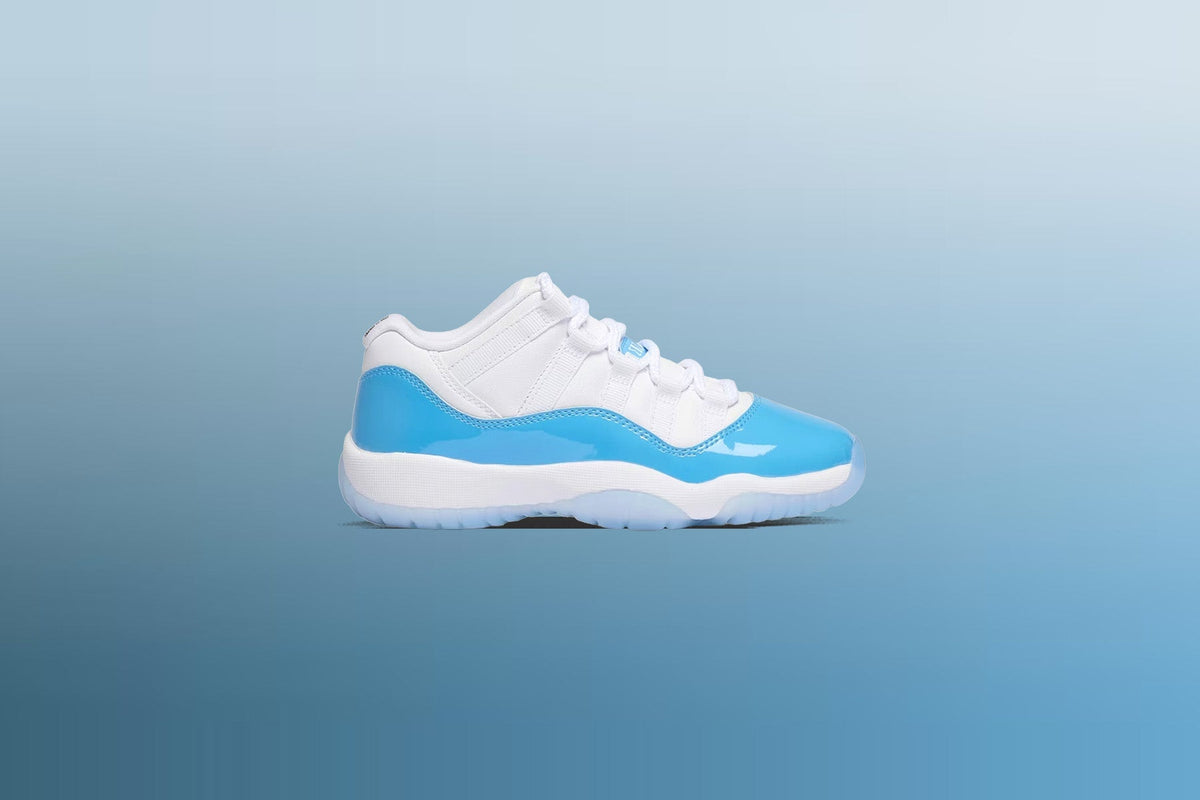 Air Jordan 11 Retro Low 'University Blue' (GS) - White/University Blue/Black