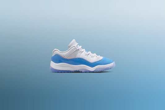 Air Jordan 11 Retro Low 'University Blue' (PS) - White/University Blue/Black