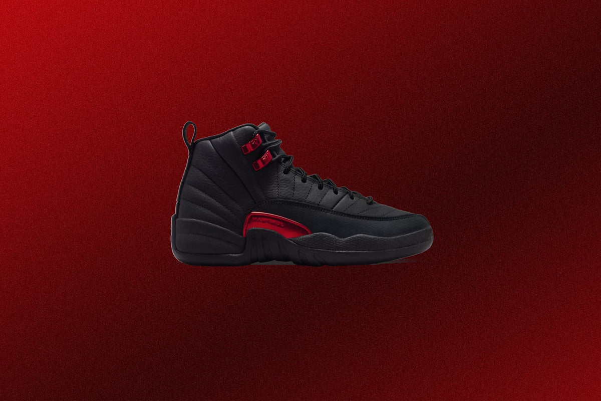 Air Jordan 12 Retro 'Bloodline' (GS) - Black/Varsity Red