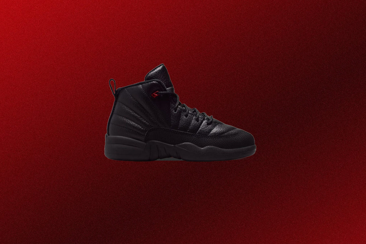 Air Jordan 12 Retro 'Bloodline' (PS) - Black/Varsity Red
