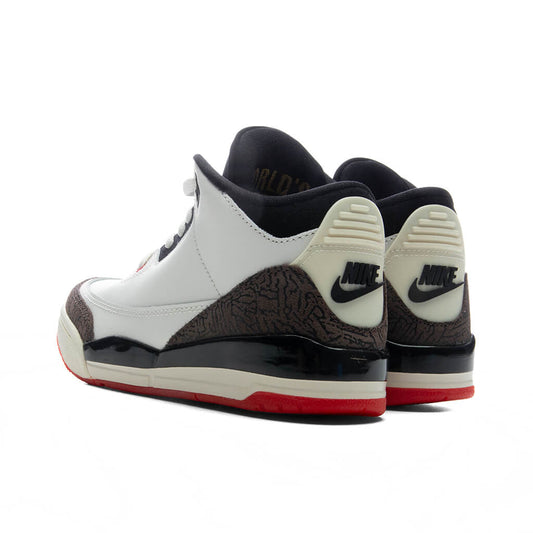 Air Jordan 3 Retro OG 'World's Best Dad' (PS) - Sail/Black/University Red/Pale Ivory