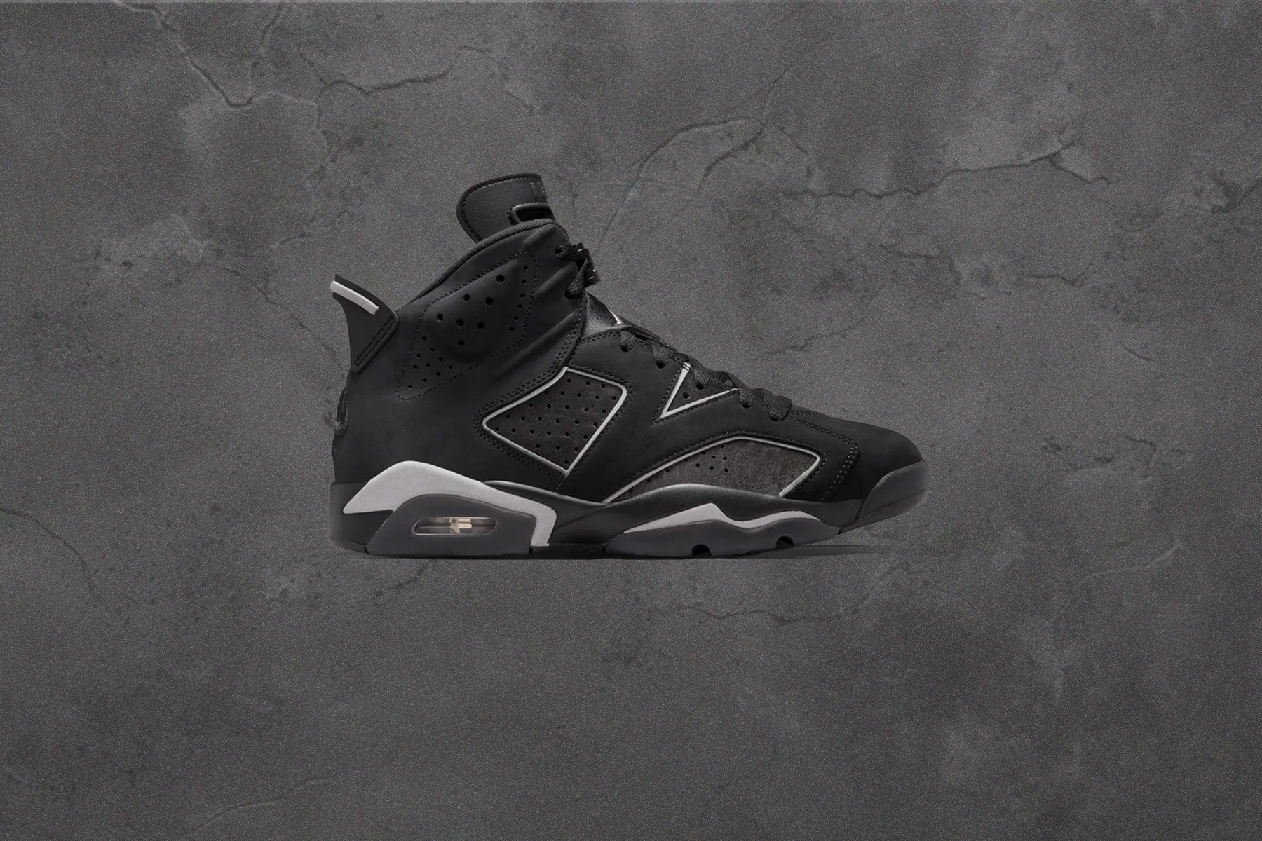 Air Jordan 6 Retro 'Cap and Gown' - Black/Reflect Silver/Black