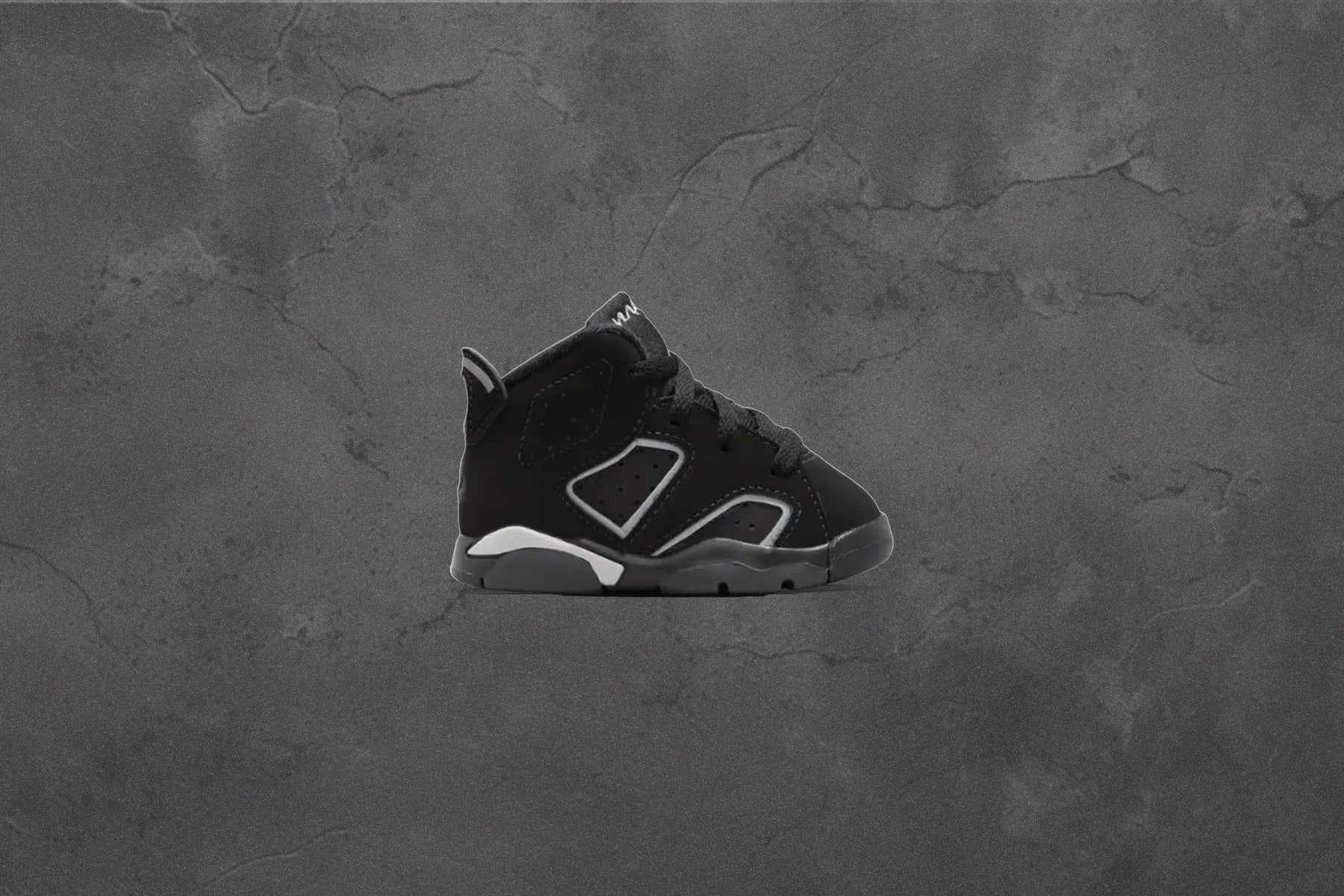 Air Jordan 6 Retro 'Cap and Gown' (TD) - Black/Reflect Silver/Black