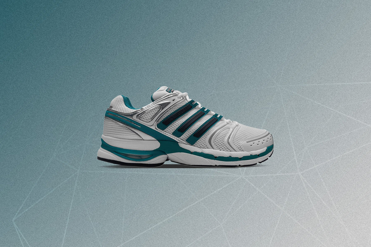 Adidas x Sporty & Rich Adistar Control 5 - White/Carbon/Pure Teal