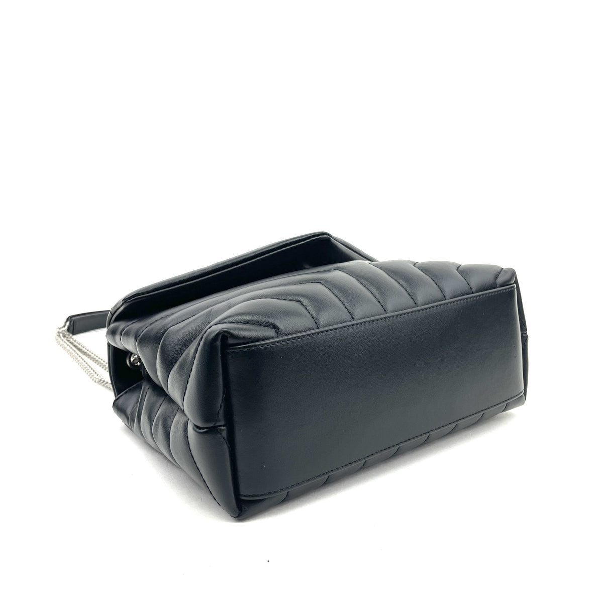 SAINT LAURENT Small Monogram Loulou Matelassé Shoulder Bag