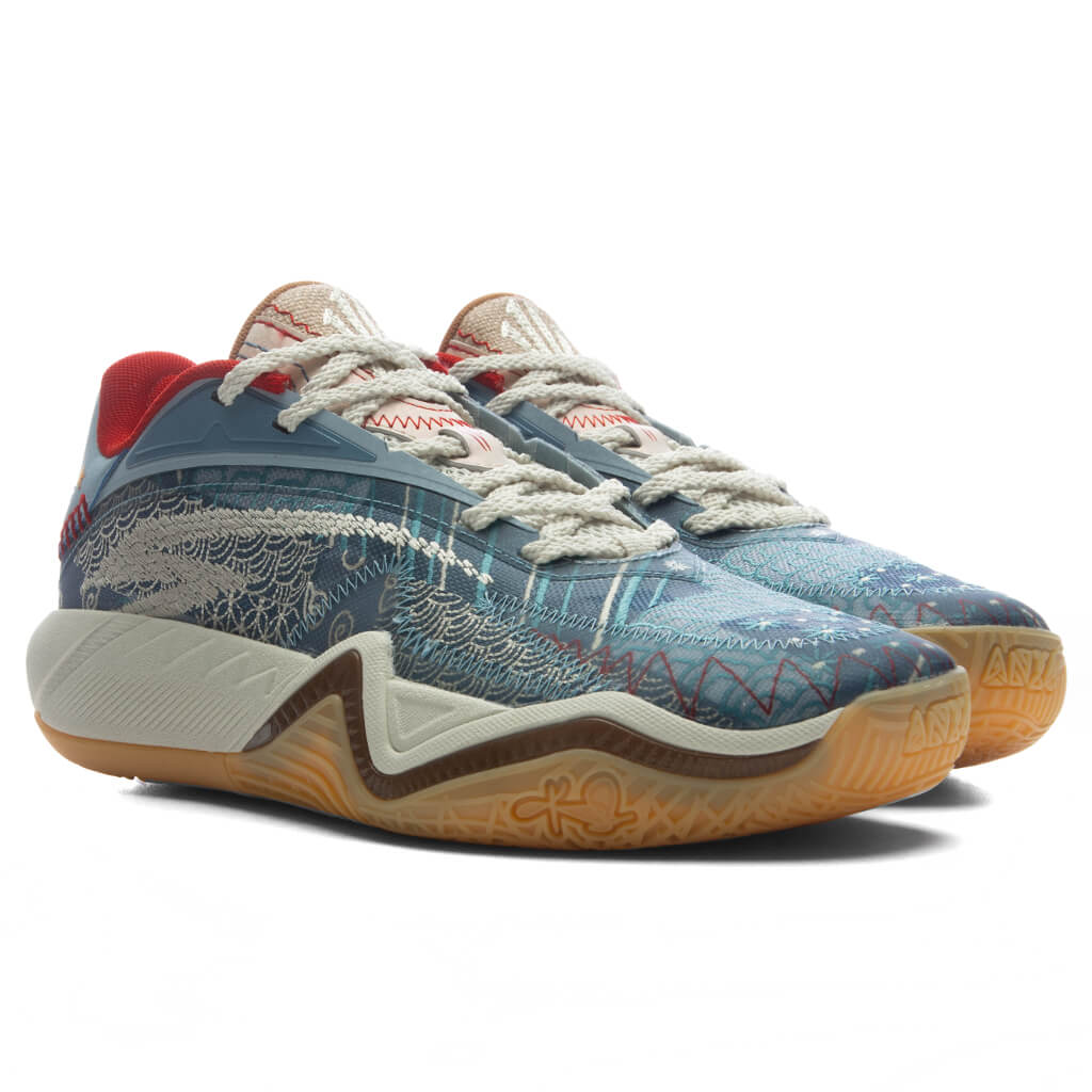 ANTA x Sneaker Politics KAI 3 'Patchwork' - Sky Blue/Off White/Khaki