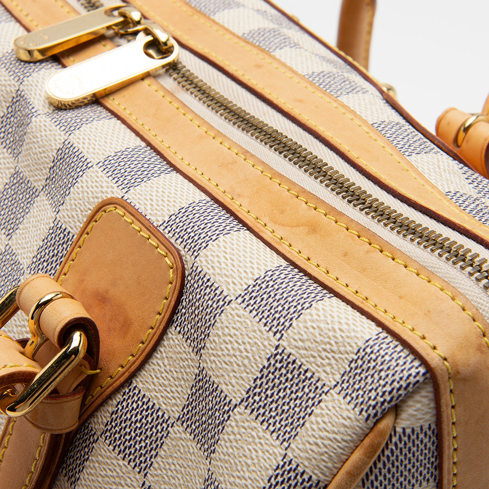 Louis Vuitton Damier Azur Berkeley Satchel (SHF-13102)