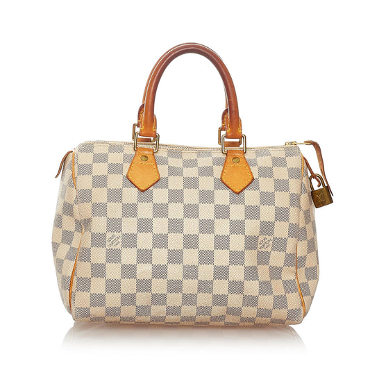 Louis Vuitton Damier Azur Speedy 25 (SHG-27536)