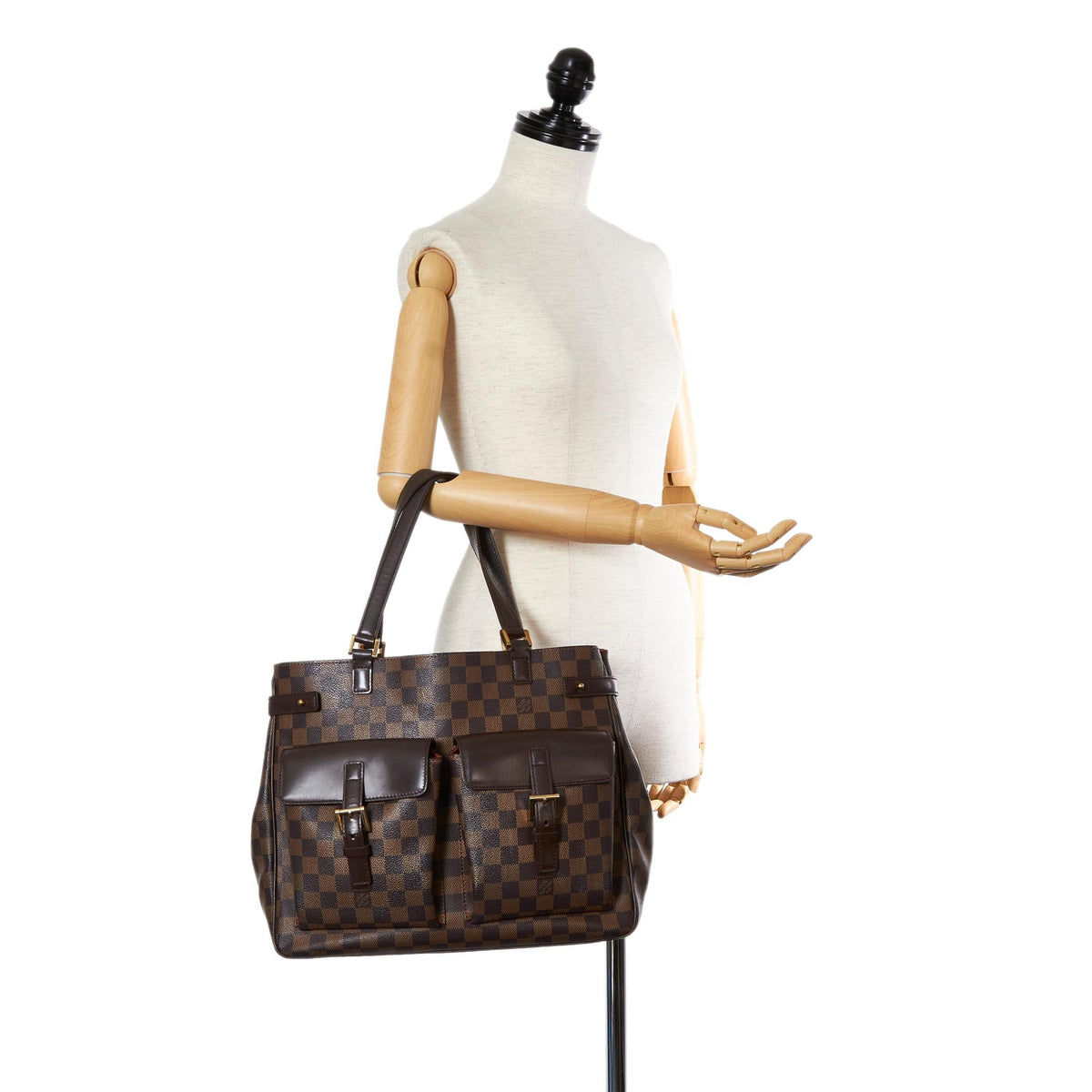 Louis Vuitton Damier Ebene Uzes (SHG-23662)