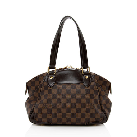 Louis Vuitton Damier Ebene Verona PM Shoulder Bag (SHF-15080)