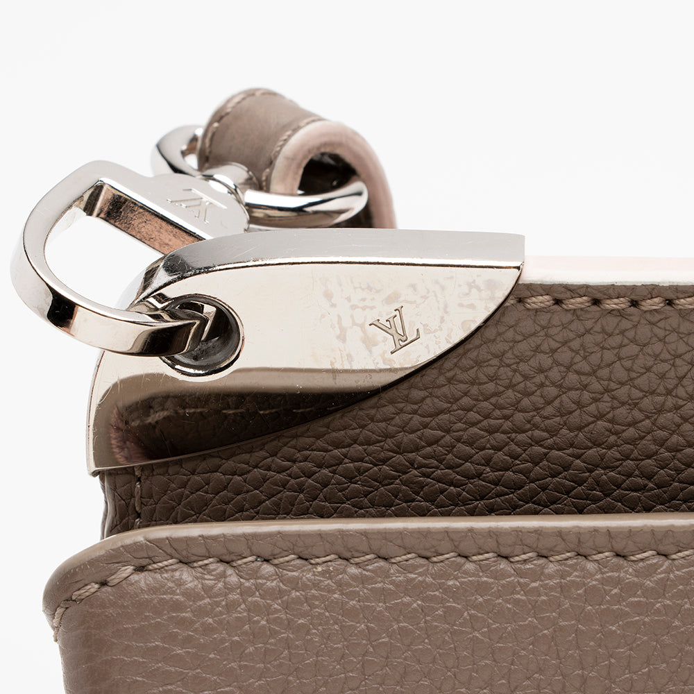 Louis Vuitton Leather Astrid Top Handle Satchel (SHF-16824)
