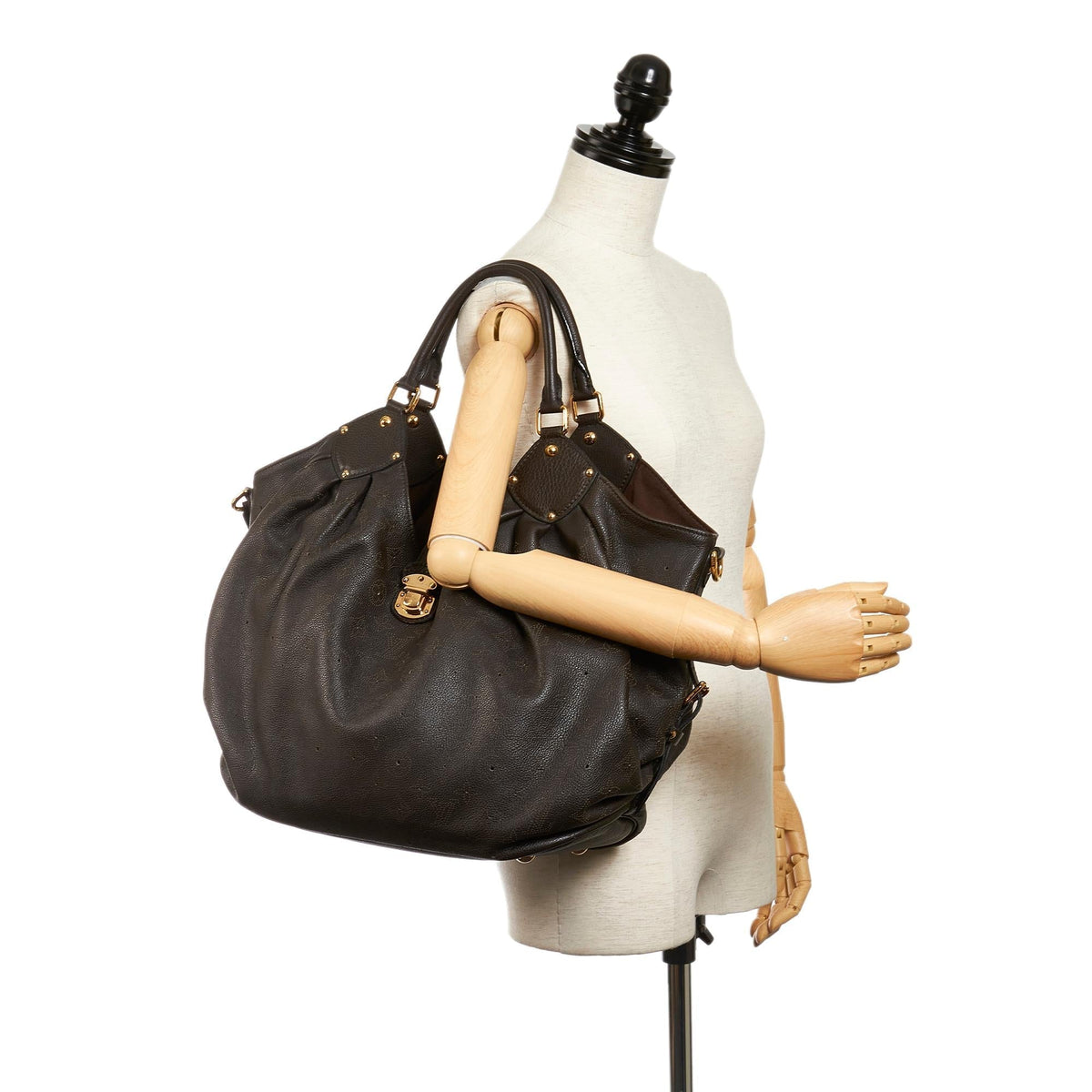 Louis Vuitton Mahina L Hobo (SHG-27108)