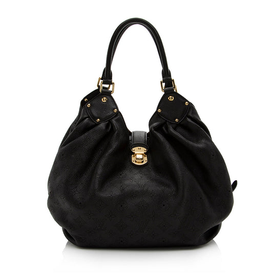 Louis Vuitton Mahina Leather L Hobo (SHF-15838)