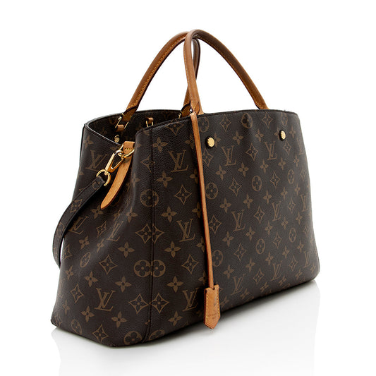 Louis Vuitton Monogram Canvas Montaigne GM Tote - FINAL SALE (SHF-17530)