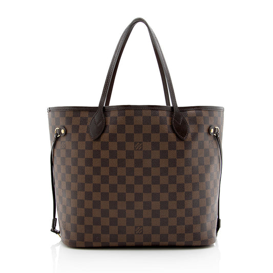 Louis Vuitton Damier Ebene Neverfull MM Tote (SHF-17975)