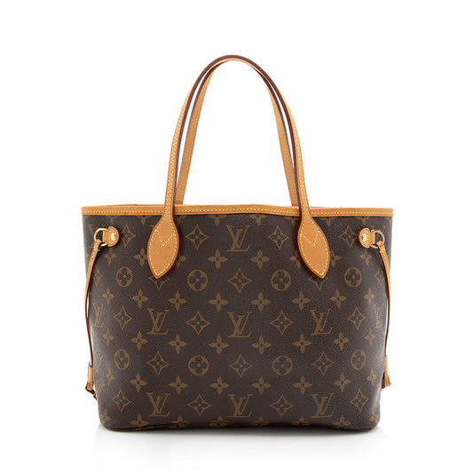 Louis Vuitton Monogram Canvas Neverfull PM Tote (SHF-17771)