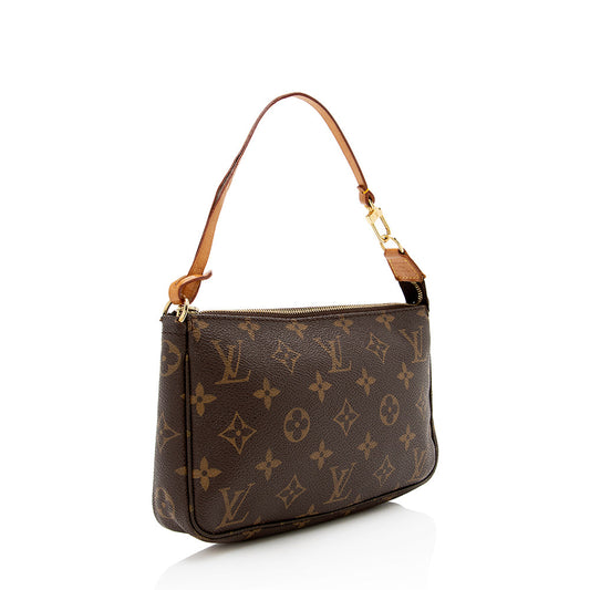 Louis Vuitton Monogram Canvas Pochette Accessories (SHF-17525)