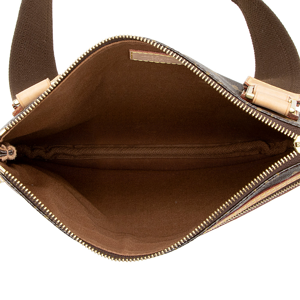 Louis Vuitton Monogram Canvas Pochette Bosphore Messenger Bag (SHF-18335)