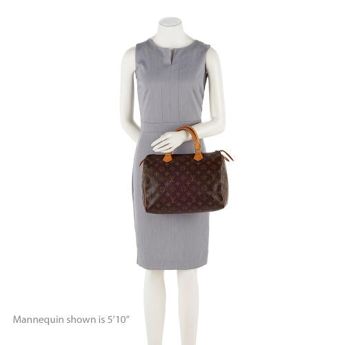 Louis Vuitton Monogram Canvas Speedy 30 Satchel (SHF-17824)