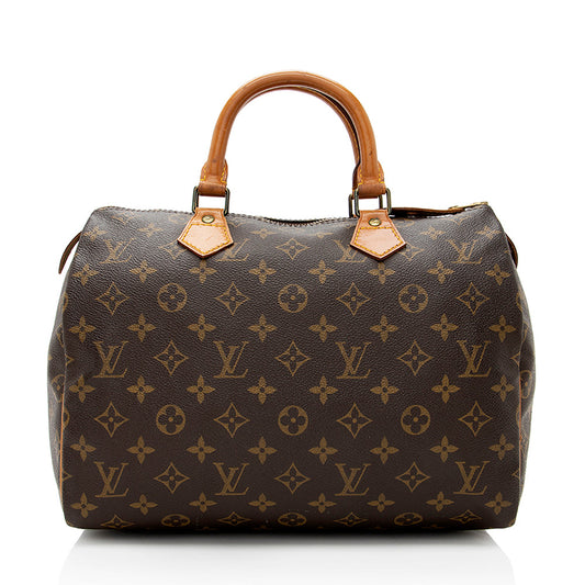 Louis Vuitton Monogram Canvas Speedy 30 (SHF-18251)