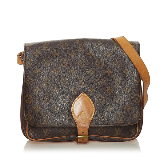 Louis Vuitton Monogram Cartouchiere MM (SHG-27879)