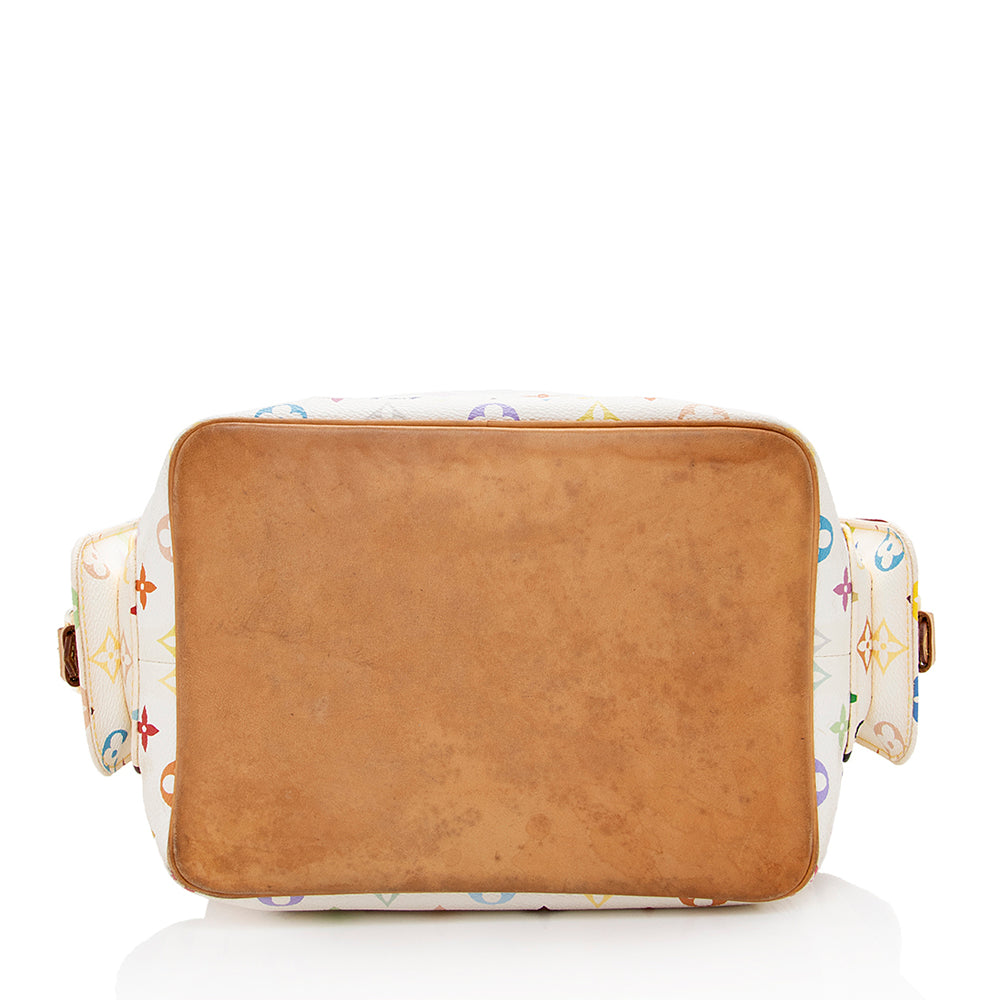 Louis Vuitton Monogram Multicolore Petit Noe Shoulder Bag (SHF-15074)