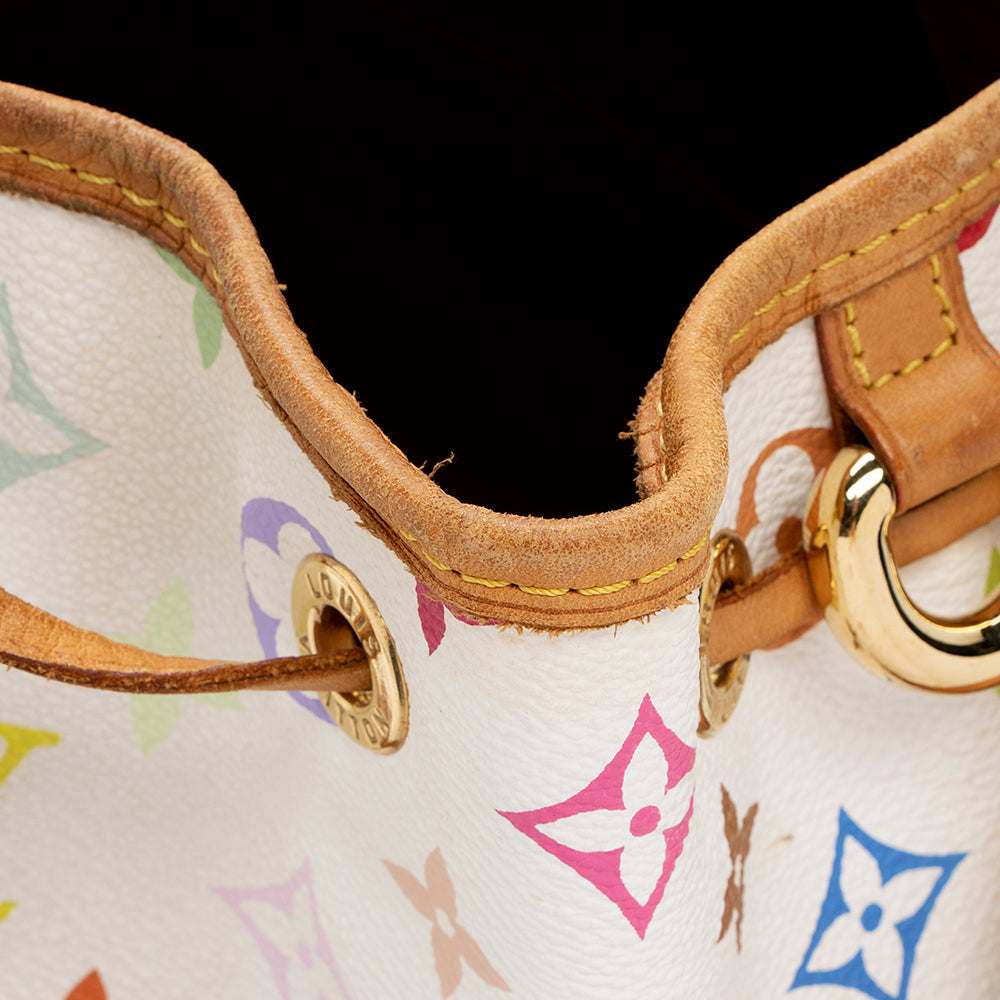 Louis Vuitton Monogram Multicolore Petit Noe Shoulder Bag (SHF-15074)