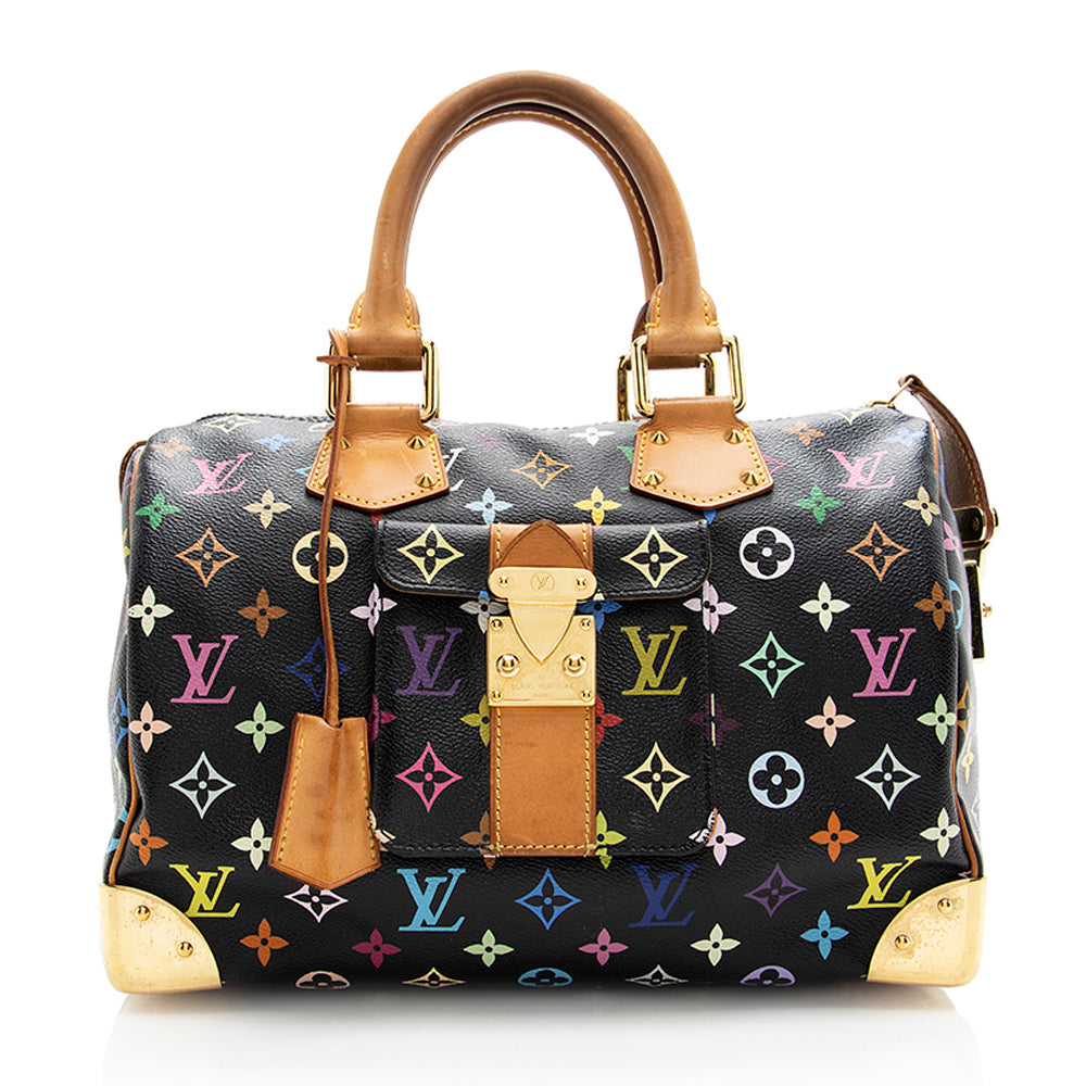 Louis Vuitton Monogram Multicolore Speedy 30 Satchel (SHF-18284)