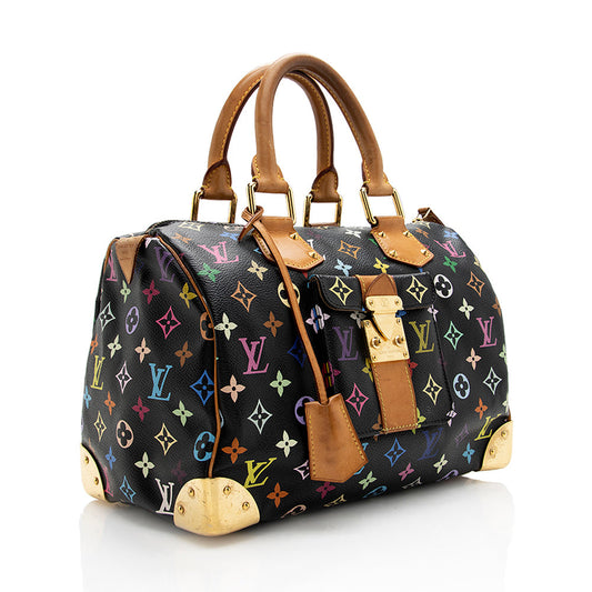 Louis Vuitton Monogram Multicolore Speedy 30 Satchel (SHF-18284)