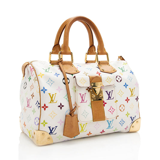 Louis Vuitton Monogram Multicolore Speedy 30 Satchel (SHF-18302)