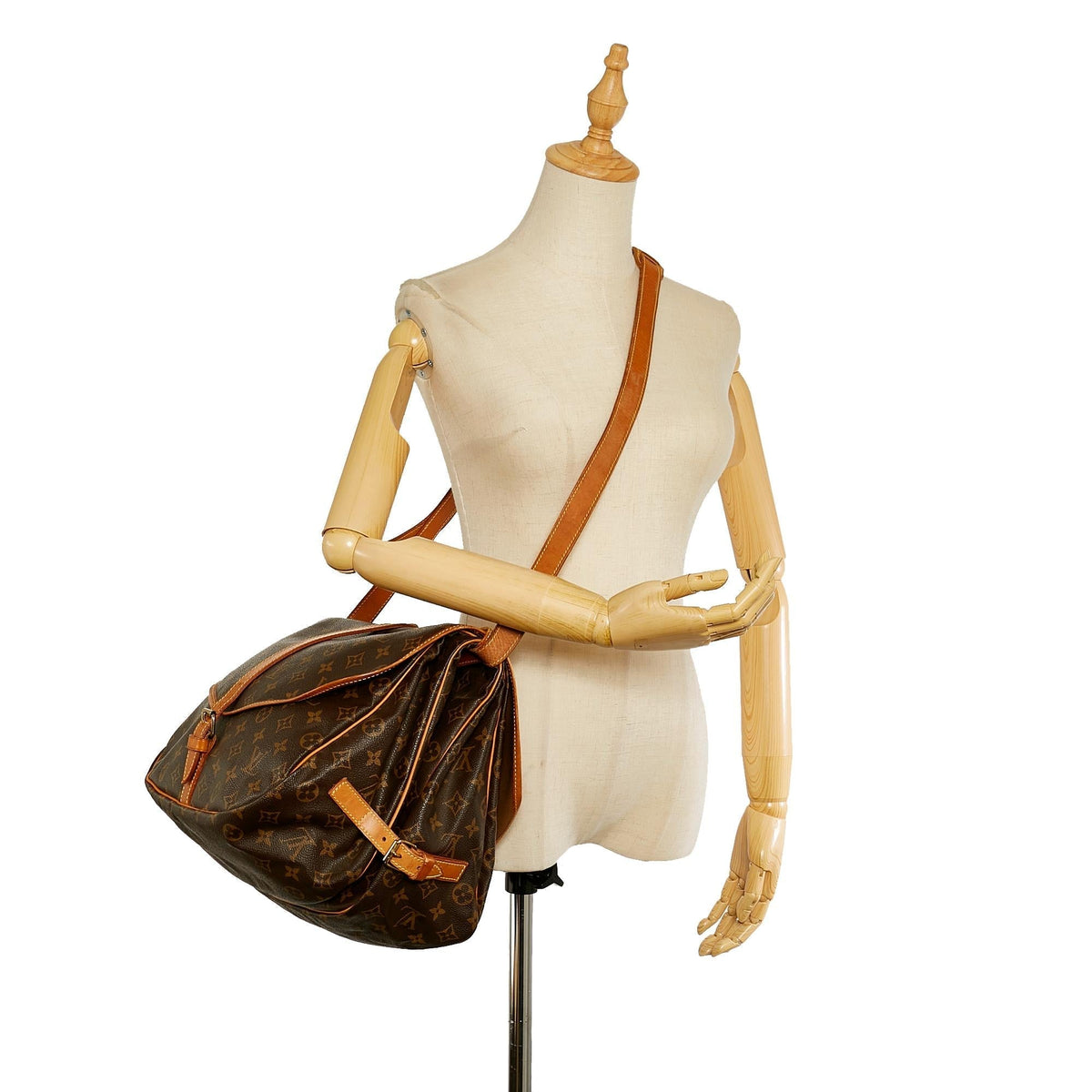 Louis Vuitton Monogram Saumur 35 (SHG-26699)