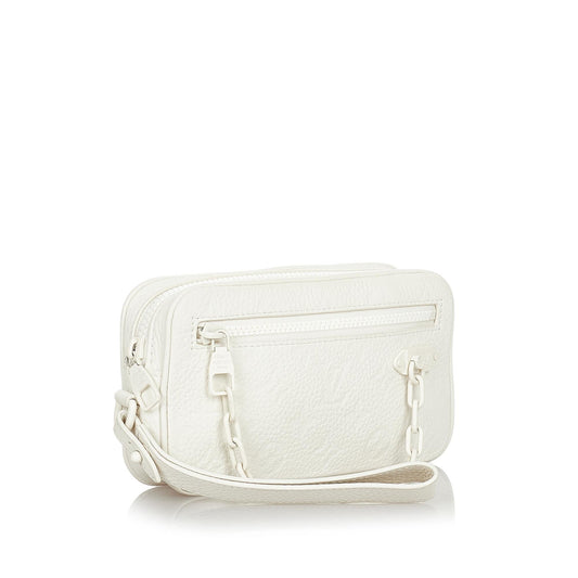 Louis Vuitton Monogram Taurillon Volga Pochette (SHG-24276)