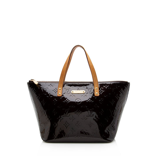 Louis Vuitton Monogram Vernis Bellevue PM Tote (SHF-15955)