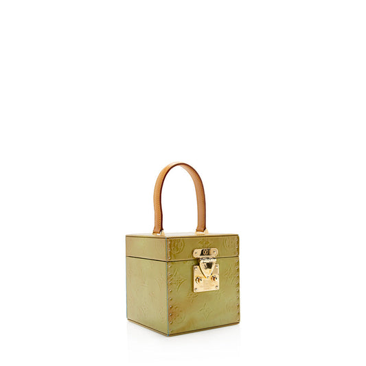 Louis Vuitton Monogram Vernis Bleeker Box Satchel (SHF-15742)