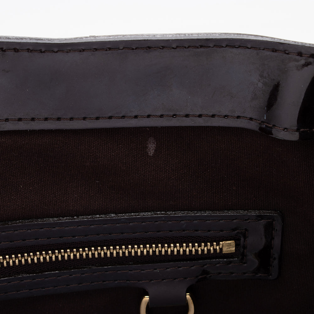 Louis Vuitton Monogram Vernis Wilshire MM Tote (SHF-16994)